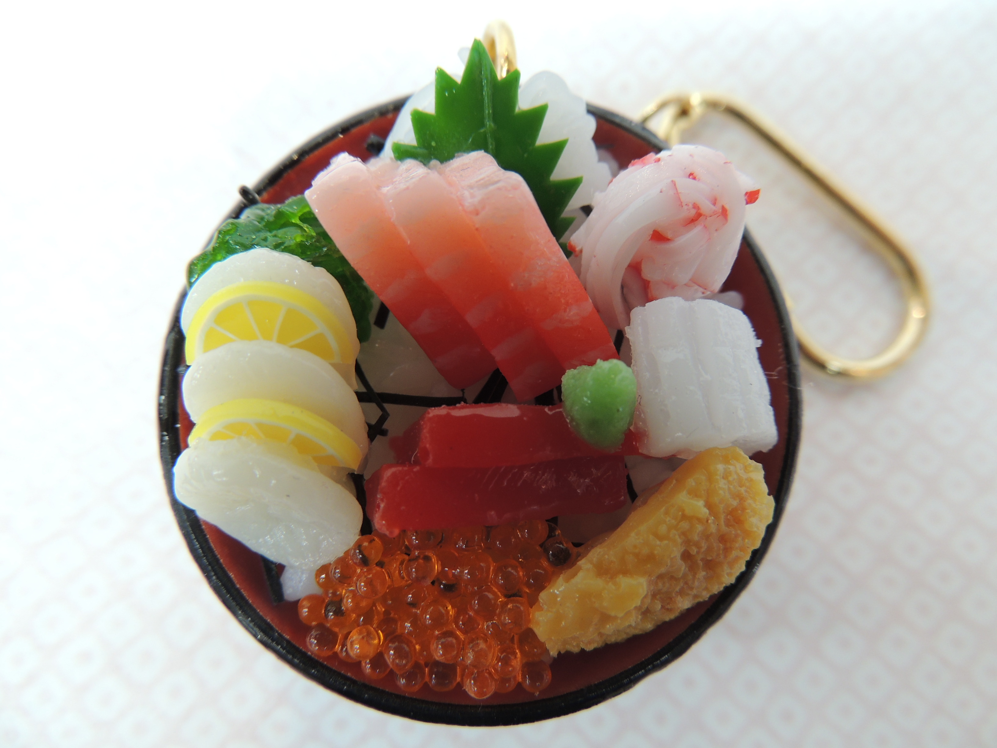 海鮮丼キーホルダーorマグネット – 食品サンプルRM
